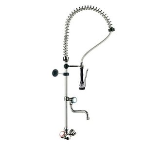 RedFox Single Hole Deck Mounted Pre-Rinse Faucet with Spout, Height 1100 mm RedFox Single Hole Deck Mounted Pre-Rinse Faucet with Spout, Height 1100 mm