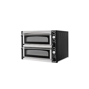 Hendi Double Deck Electric Pizza Oven 12 kW, 8 x Ø 35 cm, Full Chamotte Hendi Double Deck Electric Pizza Oven 12 kW, 8 x Ø 35 cm, Full Chamotte