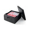 Hendi Insulated Top Loading Pizza Conteiner 33 L Black, Kitchen Line