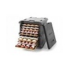 Hendi Front Loading Insulated Food Container 128 L Black
