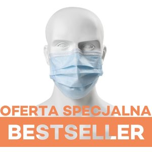 XXLselect Wyprzedaż - Maseczki ochronne na twarz 3-warstwowe XXLselect Wyprzedaż - Maseczki ochronne na twarz 3-warstwowe