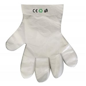 Wyprzedaż - Rękawiczki foliowe jednorazowe | 5x 100 szt. Wyprzedaż - Rękawiczki foliowe jednorazowe | 5x 100 szt.