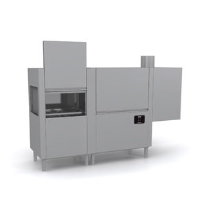 Krupps Conveyor Dishwasher 500 x 500 mm with Pre Cleaning System and Electronic Control, up to 200 baskets/h Krupps Conveyor Dishwasher 500 x 500 mm with Pre Cleaning System and Electronic Control, up to 200 baskets/h