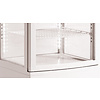 Resto Quality Cake Showcase Square, 285 L, from 0°C to 12°C, Stationary, with Led Lighting, White