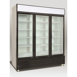 Resto Quality Szafa chłodnicza 3-drzwiowa przeszklona , 1600 L, +2 °C do +8 °C