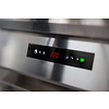 Zernike Countertop Electric Griddle Ribbed, 2 Heating Zones, 10,8 kW, 400V with Digital Display