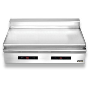 Zernike Countertop Electric Griddle Smooth, 2 Heating Zones, 8,1 kW, 400V with Digital Display Zernike Countertop Electric Griddle Smooth, 2 Heating Zones, 8,1 kW, 400V with Digital Display