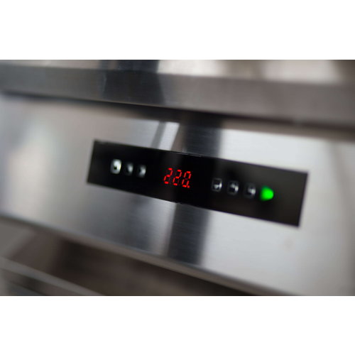 Zernike Elektryczna płyta grillowa gładka, 2 strefy grzewcze, 8,1 kW, 400V, nastawna z cyfrowym wyświetlaczem Zernike Elektryczna płyta grillowa gładka, 2 strefy grzewcze, 8,1 kW, 400V, nastawna z cyfrowym wyświetlaczem