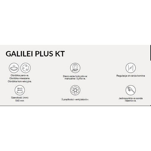 Resto Quality Electric Combi Oven with Probe 5 x GN 2/3, 6 kW Resto Quality Electric Combi Oven with Probe 5 x GN 2/3, 6 kW