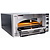 Resto Quality Single Deck Gas Pizza Oven 27 kW, 9 x Ø 30 cm