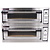 Resto Quality Double Deck Electric Pizza Oven 20,4 kW, 12 x Ø 40 cm, with Electronic Panel