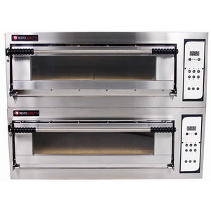 Resto Quality Piec do pizzy 2-komorowy elektryczny 13,8 kW, 8 x Ø 40 cm, z elektronicznym panelem Resto Quality Piec do pizzy 2-komorowy elektryczny 13,8 kW, 8 x Ø 40 cm, z elektronicznym panelem
