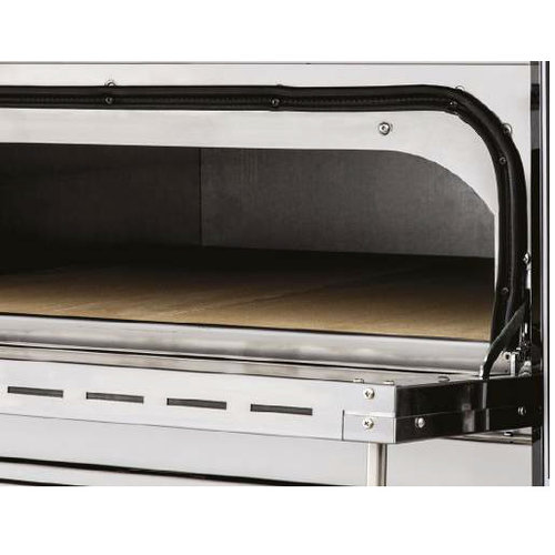 Resto Quality Single Deck Electric Pizza Oven 9,0 kW, 6 x Ø 35 cm, with Double Glazing Resto Quality Single Deck Electric Pizza Oven 9,0 kW, 6 x Ø 35 cm, with Double Glazing