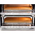 Resto Quality Double Deck Electric Pizza Oven 18 kW, 12 x Ø 36 cm, with Double Glazing, Wide