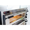 Resto Quality Piec do pizzy 2-komorowy elektryczny 18 kW, 12 x Ø 36 cm