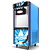 Resto Quality Soft Ice Cream Machine 2x5,8 L, Efficiency 20 l/h, 2,2 kW, 2 Flavors + Mix with Overnight Cooling