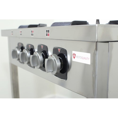 Resto Quality Kuchnia gazowa z 4 palnikami na podstawie otwartej, 32,8 kW Resto Quality Kuchnia gazowa z 4 palnikami na podstawie otwartej, 32,8 kW