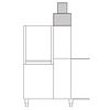 Krupps Outlet chimney for dishwashers KRUPPS EVOLUTION LINE | EV-C