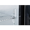 Resto Quality Single Hinged Door Back Bar Cooler 130 L, from 2 °C to 8 °C, Black