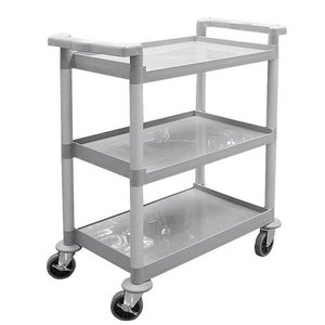 XXLselect Polypropylene 3 Tier Service Trolley 950 x 800 x 410 mm