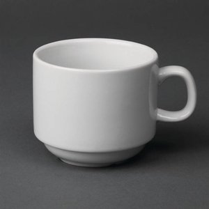 Olympia Filiżanka sztaplowana do herbaty biała 210 ml, Whiteware (12 szt.) Olympia Filiżanka sztaplowana do herbaty biała 210 ml, Whiteware (12 szt.)
