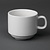 Olympia Filiżanka sztaplowana do herbaty biała 210 ml, Whiteware (12 szt.)