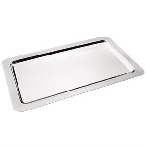Olympia Stainless Steel Rectangular Serving Tray GN 1/1 Olympia Stainless Steel Rectangular Serving Tray GN 1/1