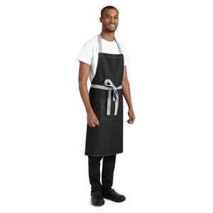 Whites Chefs Clothing Fartuch czarny | 100x70cm Whites Chefs Clothing Fartuch czarny | 100x70cm