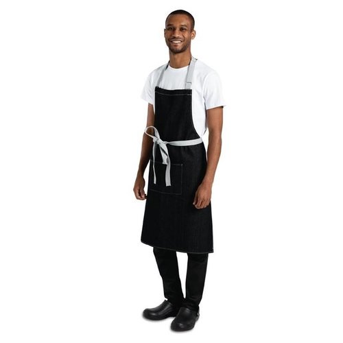 Whites Chefs Clothing Fartuch czarny | 100x70cm Whites Chefs Clothing Fartuch czarny | 100x70cm