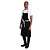 Whites Chefs Clothing Whites Southside Bib Apron Denim Black