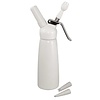 Vogue Whipped Cream Dispenser 0,5 L, White (with 3 Different Nozzles) Vogue Whipped Cream Dispenser 0,5 L, White (with 3 Different Nozzles)
