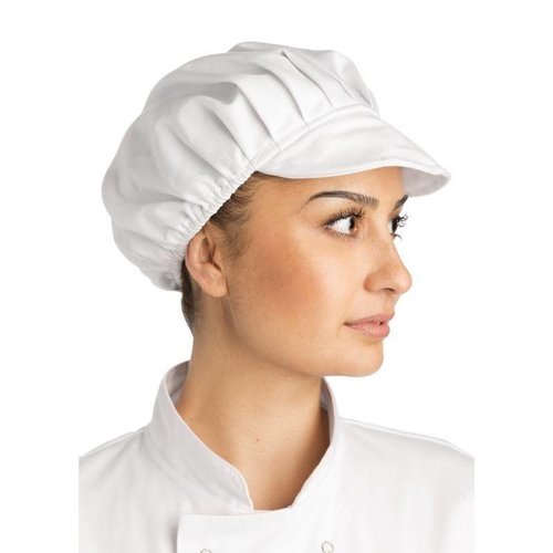 Whites Chefs Clothing Polycotton Baseball Cap, White Whites Chefs Clothing Polycotton Baseball Cap, White