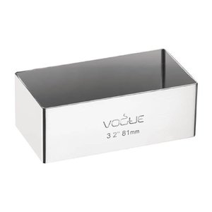 XXLselect Forma do ciast prostokątna | 8x4x(H)3cm XXLselect Forma do ciast prostokątna | 8x4x(H)3cm