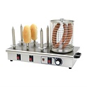Buffalo Hot dog warmer with 6 spikes