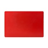 Hygiplas Extra Thick Low Density Polyethylene Cutting Board 600 x 450 mm Red