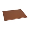 Hygiplas High Density Polyethylene Cutting Board 225 x 300 mm Brown