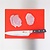 Hygiplas High Density Polyethylene Cutting Board 225 x 300 mm Red