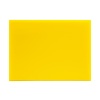 Hygiplas Deska do krojenia z polietylenu o wysokiej gęstości 225 x 300 mm żółta Hygiplas Deska do krojenia z polietylenu o wysokiej gęstości 225 x 300 mm żółta
