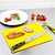 Hygiplas High Density Polyethylene Cutting Board 225 x 300 mm Yellow