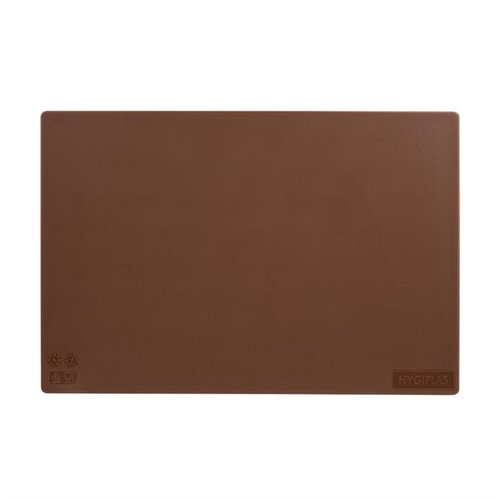 Hygiplas Anti-bacterial Low Density Polyethylene Cutting Board 450 x 300 mm Brown Hygiplas Anti-bacterial Low Density Polyethylene Cutting Board 450 x 300 mm Brown
