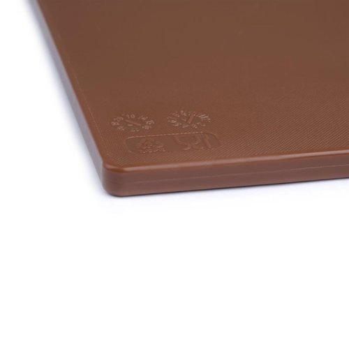 Hygiplas Anti-bacterial Low Density Polyethylene Cutting Board 450 x 300 mm Brown Hygiplas Anti-bacterial Low Density Polyethylene Cutting Board 450 x 300 mm Brown