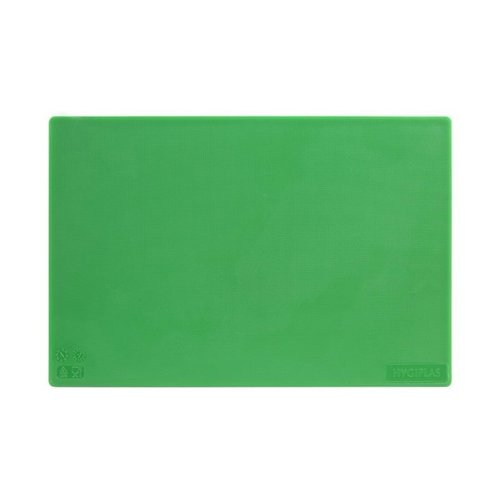 Hygiplas Anti-bacterial Low Density Polyethylene Cutting Board 450 x 300 mm Green Hygiplas Anti-bacterial Low Density Polyethylene Cutting Board 450 x 300 mm Green