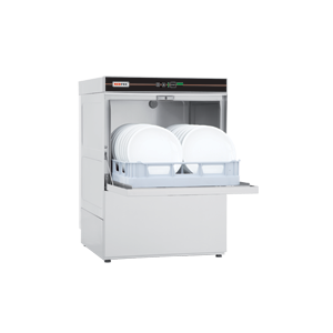 RedFox Undercounter Dishwasher 500 x 500 mm, up to 60 baskets/h, with Liquid Detergent Dispenser RedFox Undercounter Dishwasher 500 x 500 mm, up to 60 baskets/h, with Liquid Detergent Dispenser