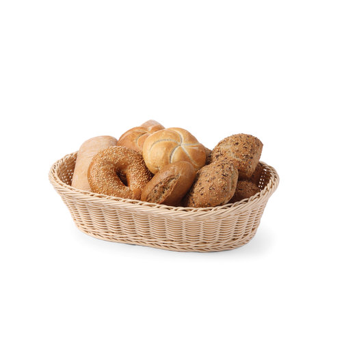 Hendi Koszyk ze wzmocnionego polirattanu - owalny 380x270x90mm Hendi Koszyk ze wzmocnionego polirattanu - owalny 380x270x90mm