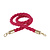Hendi Rope for Barrier Post 1500 mm, Red with Golden Hooks
