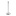 Hendi Barrier Post (h)1010 mm, Silver Chrome