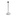 Hendi Barrier Post (h)1010 mm, Silver with Black Tape 2700 mm