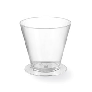 Hendi Cup with a stand for fingerfood snacks - disposable, set of 100