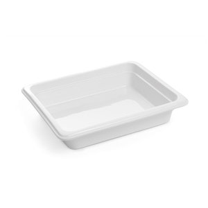 Hendi Porcelain Gastronorm Pan 1/2 65 mm, White Hendi Porcelain Gastronorm Pan 1/2 65 mm, White