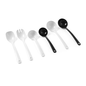 Hendi Melamine Sauce Ladle 70 ml, 235 mm, White